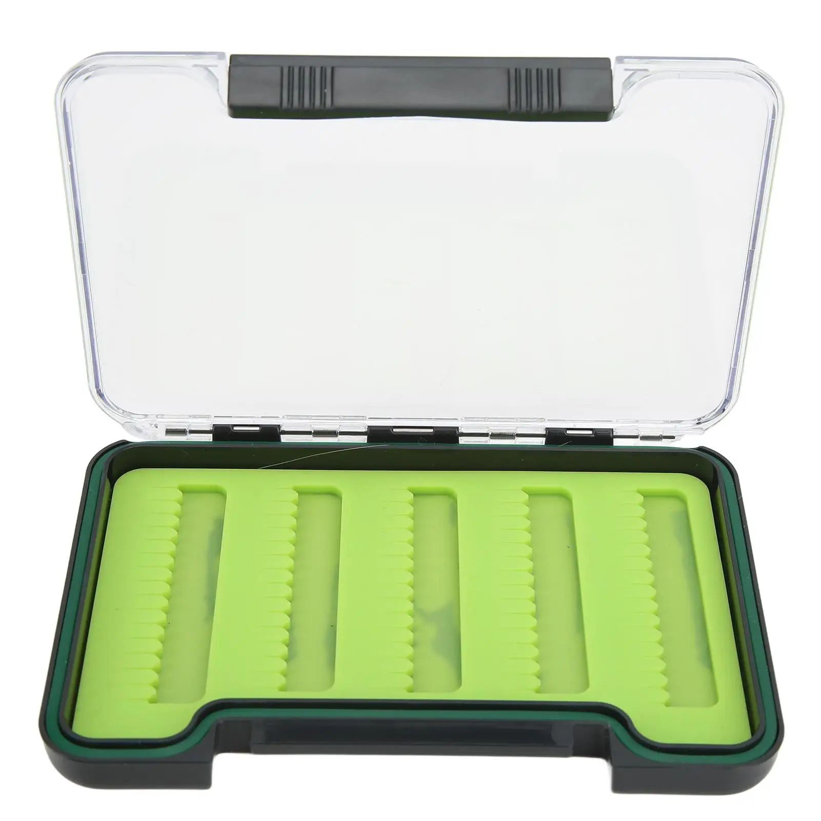 

Large Capacity Fly for fishing Box with Transparent Design & Durable Silicone Lining – Ideal for Dry Flies & Gear Enthusiasts