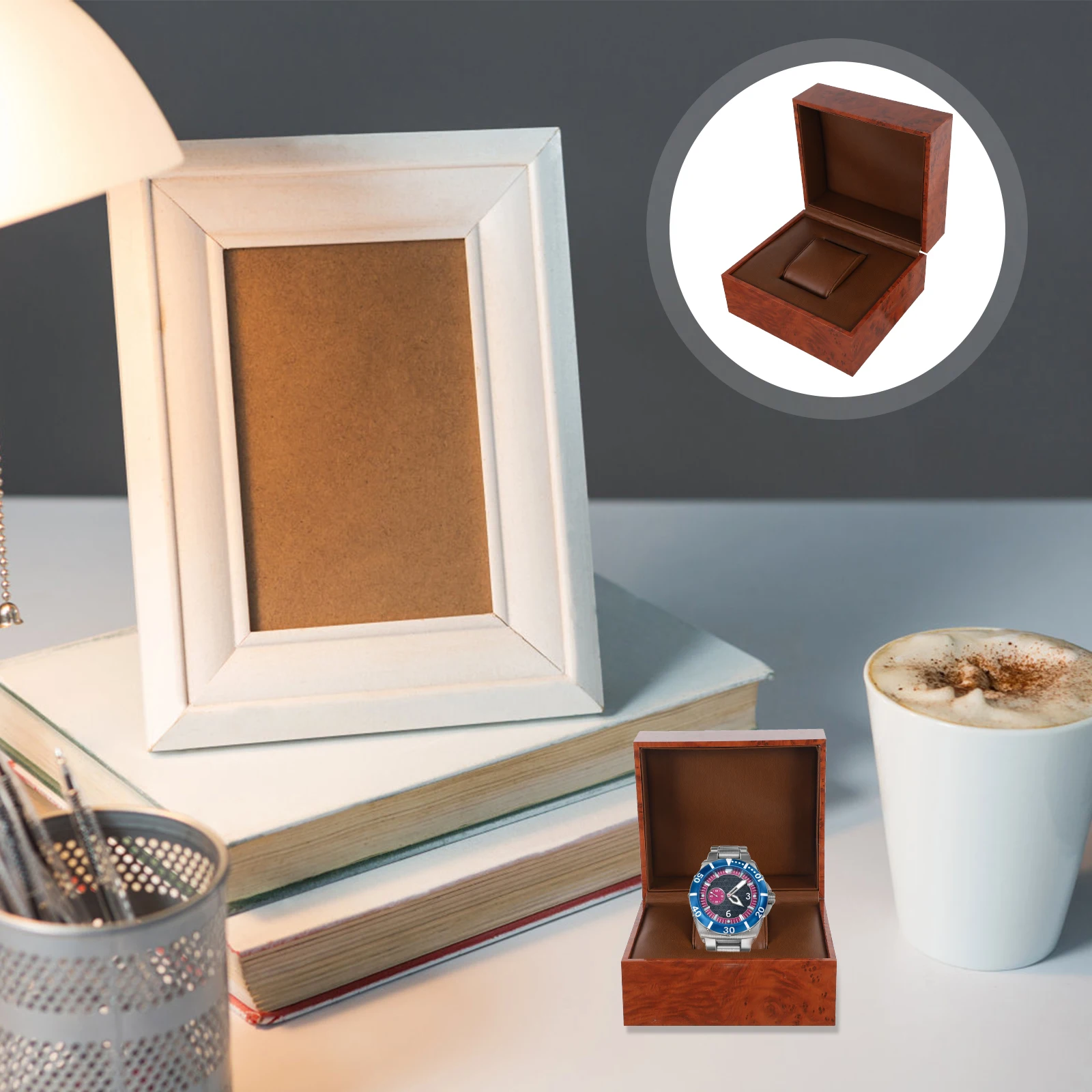 

Luxury High-End Piano Finish Watch Box Storage Display Packaging For Travel Home Use Smooth Gift Box