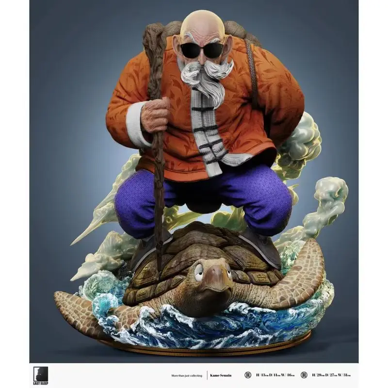 22cm Last Sleep Ls Master Roshi Dragon Ball Anime Figure Double Head Interchange Model Desktop Ornament Boys Toys Birthday Gifts