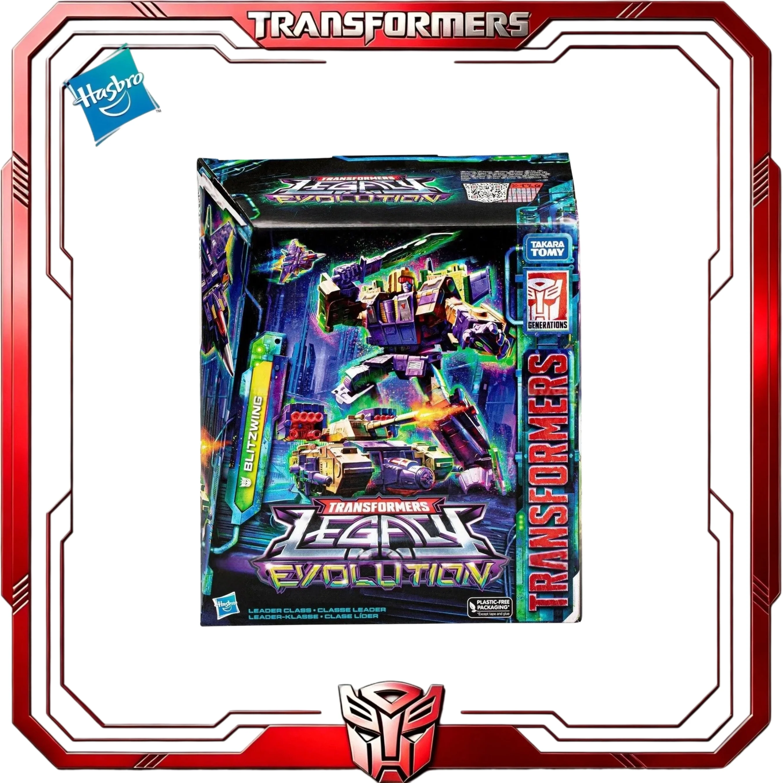 Op voorraad Transformers Legacy Evolution Leader Blitzwing Hasbro G1 Triple Changer verzamelfiguur cadeau