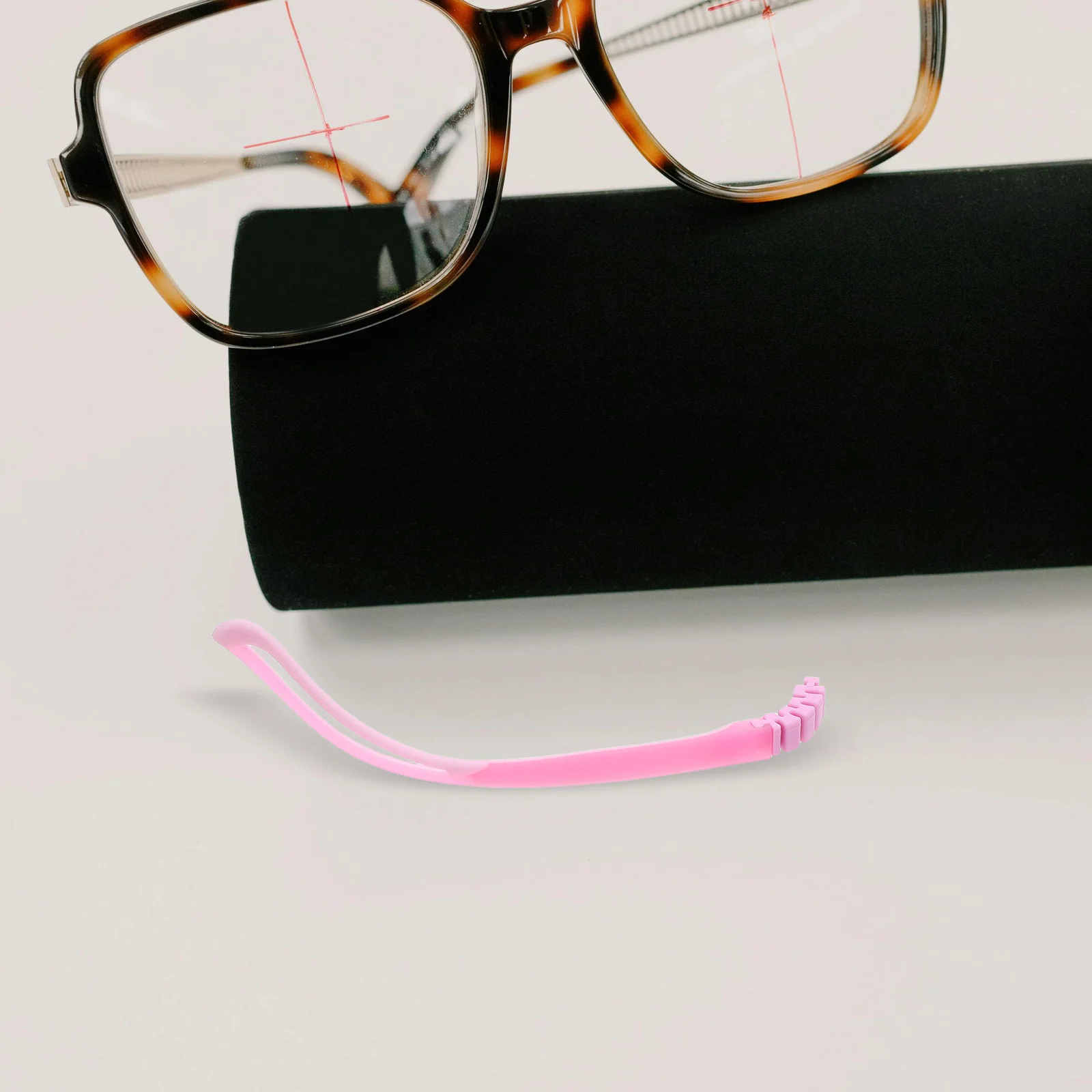 

1Pair Glasses Replacement Arms for Kids Comfortable Wear Nonslip Design Bright Colors Universal Compatibility Easy Repair