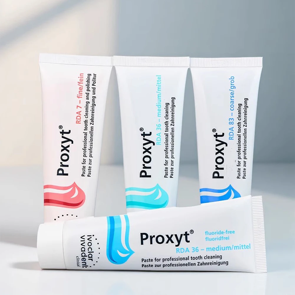 

1Pc Ivoclar Vivadent Polishing Paste 80g Fine Medium Coarse Grit Dental Tooth Stain Plaque Clean Temporary Crown Cement Remove