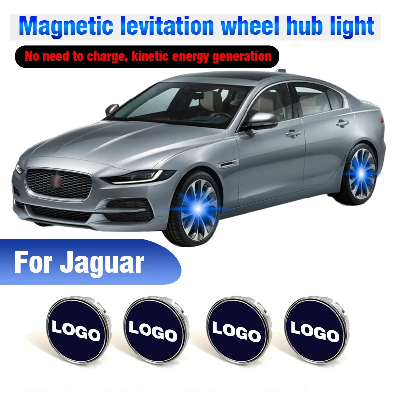 

Hub Light Car Wheel Caps Light Center Cover Lighting Cap Floating Illumination LED auto For Jaguar XE XF XJ F-Type F-Pace XKR