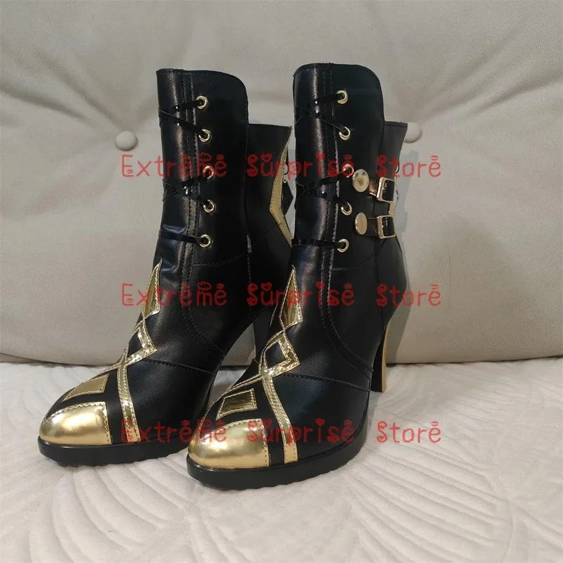 

36-43 Size Arlecchino Cosplay Shoes genshin impact cosplay Arlecchino High Heels Cosplay Shoes Prop