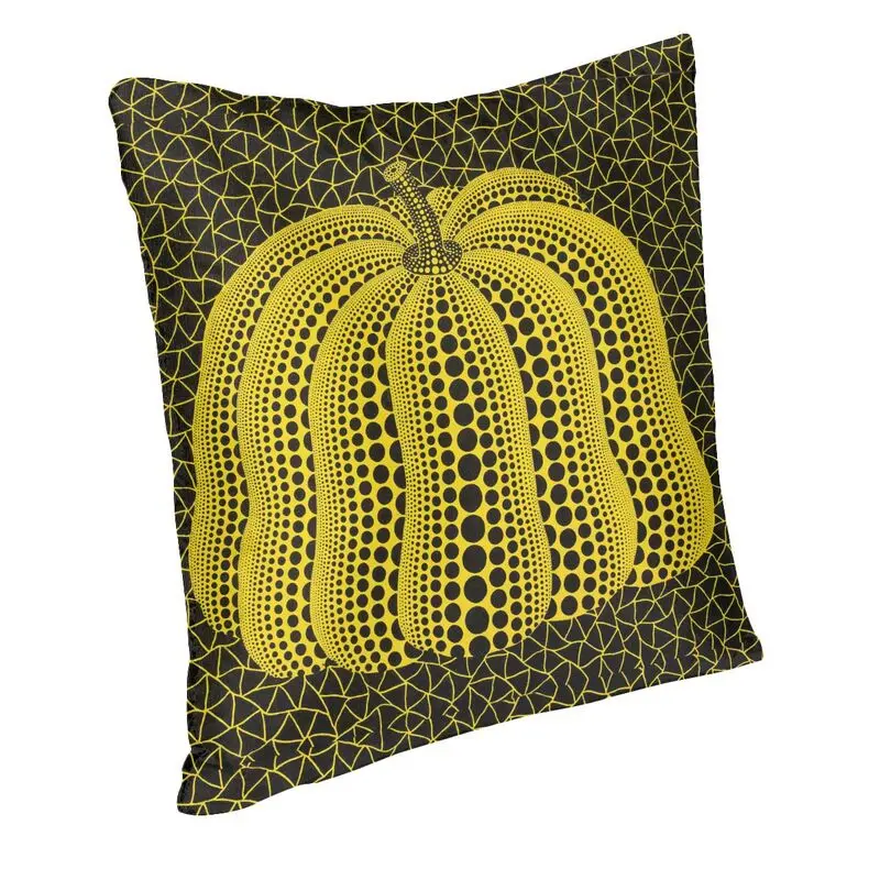 Fashion Yayoi Kusama Pumkin Throw Pillow Case Home Decor Abstract Painting Cushion Cover Sofa Car Square Bedding Pillowslip