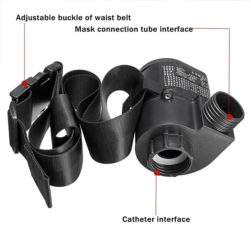 Electric Constant Flow Air Supplied Fed Respirator Half Face Gas Mask Pump 2 Pipe Respirator Coal Mine Industry Dust protection