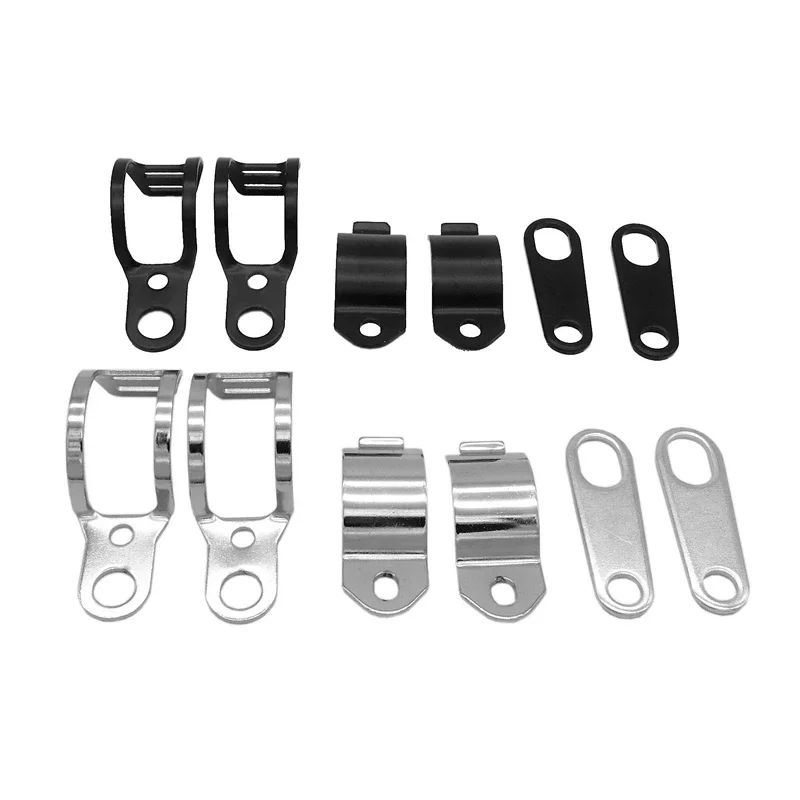 

Universal Motorbike Turn Signal Light Relocater Holder Fork Clamps+Shock Bracket Motorcycle Relocation Brackets Indicator Holder