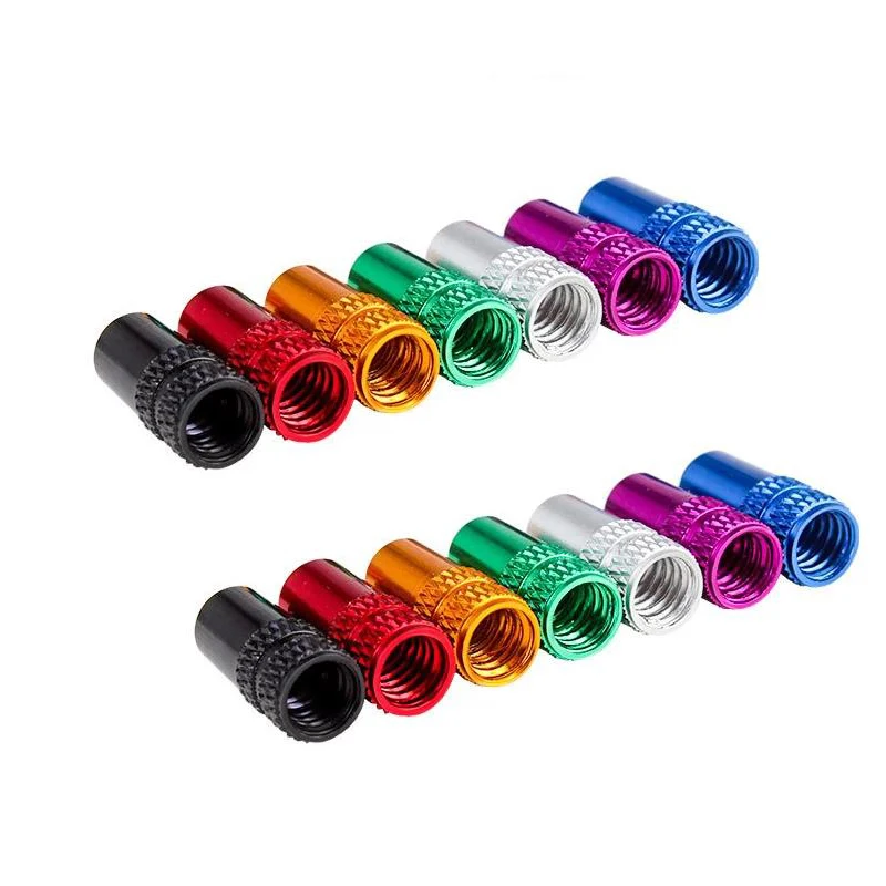 Aluminum Alloy Bicycle Tire Prest Valve Cap MTB Road Bike Covered Protector Road MTB Tyre Dustproof Bike Presta Valve