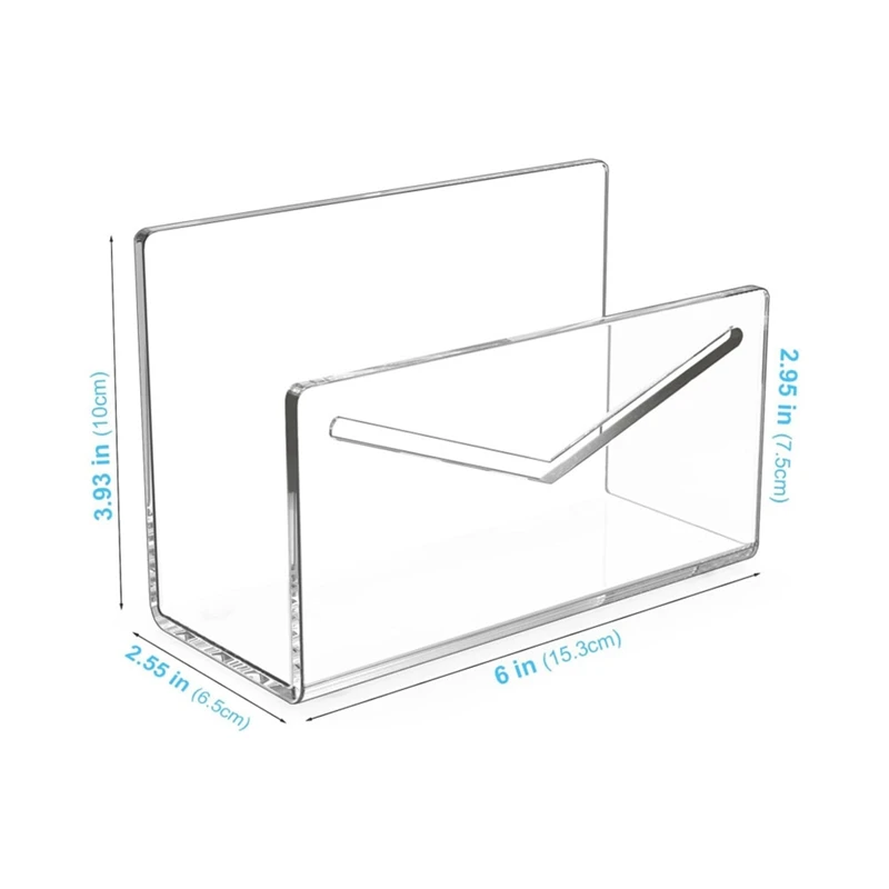 Mail Holder Mail Organizer Countertop Acrylic Mail Sorter Kit For Desk Envelope Holder Letter Organizer Set For Office School