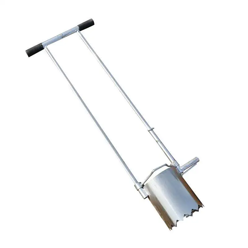 Vegetable seedling transplanter, vegetable planting tool, seedling planting and hole punching seedling transplanter