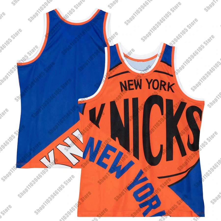 Vintage Knicks Jersey Kids Basketball Training Clothes Vest Men Breathable And Comfortable New York Special Sleeveless Shirt Top