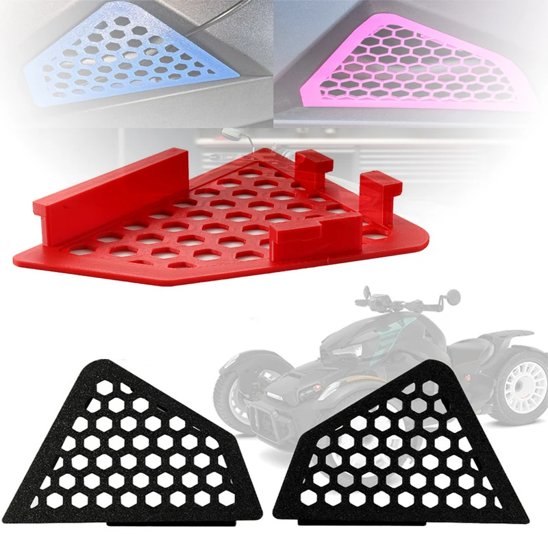 Couvercle latéral de réservoir de gaz d'impression 3D, Inserts de réservoir de carburant compétibles avec Ryker 600 900 Ace Rally Sport Ryker 600 900