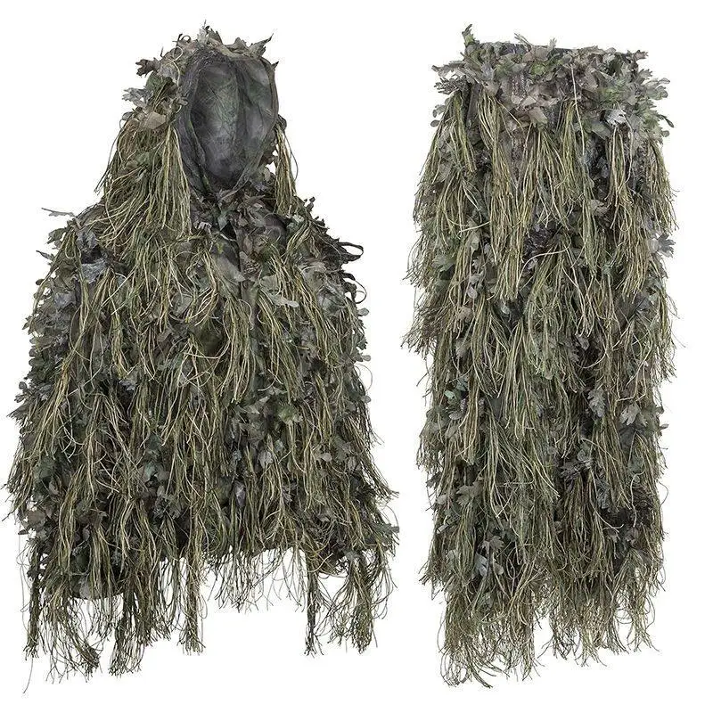 Jungle Leaves Wool Camouflage Clothing Generation Camouflage Clothing Outdoor Training Ghillie Suit Camouflage Clothing