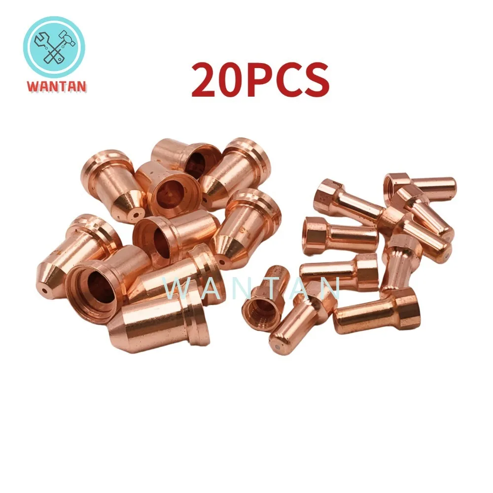 

52558 Electrode 10pcs and 51311 Tip Nozzle 10pcs PT80 IPT80 PTM80 IPTM80 Plasma Cutter Cutting Torch Consumables Welding Machine