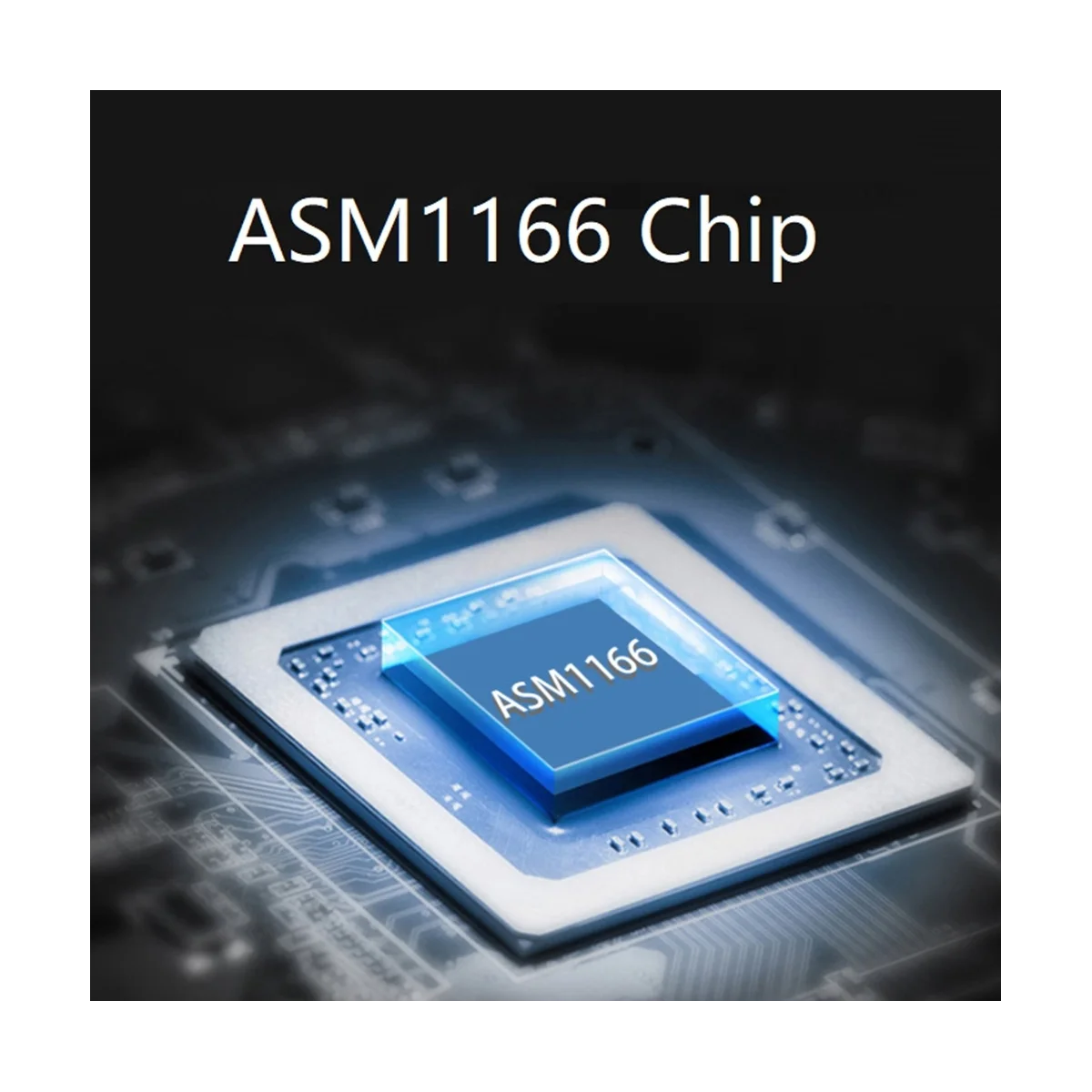 M.2 MKEY PCI-E Riser Card M.2 NVME to SATA3.0 PCIE to SATA 6Gpbsx6-Port Expansion Card ASM1166 Support PM Function