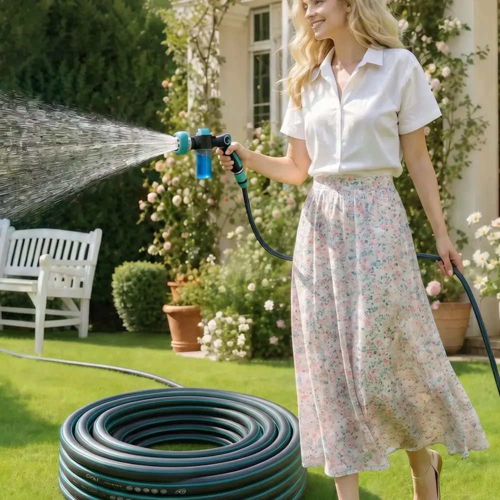 For CPAI Garden Water Hose Flexible Thickened Explosion Proof Pipe For Outdoor Lawn Yard Irrigation Watering Systems
