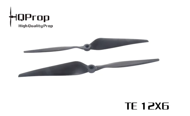 HQPropThin المروحة الكهربائية 12X6 -CRN 2-Bladed أسود CW CCW