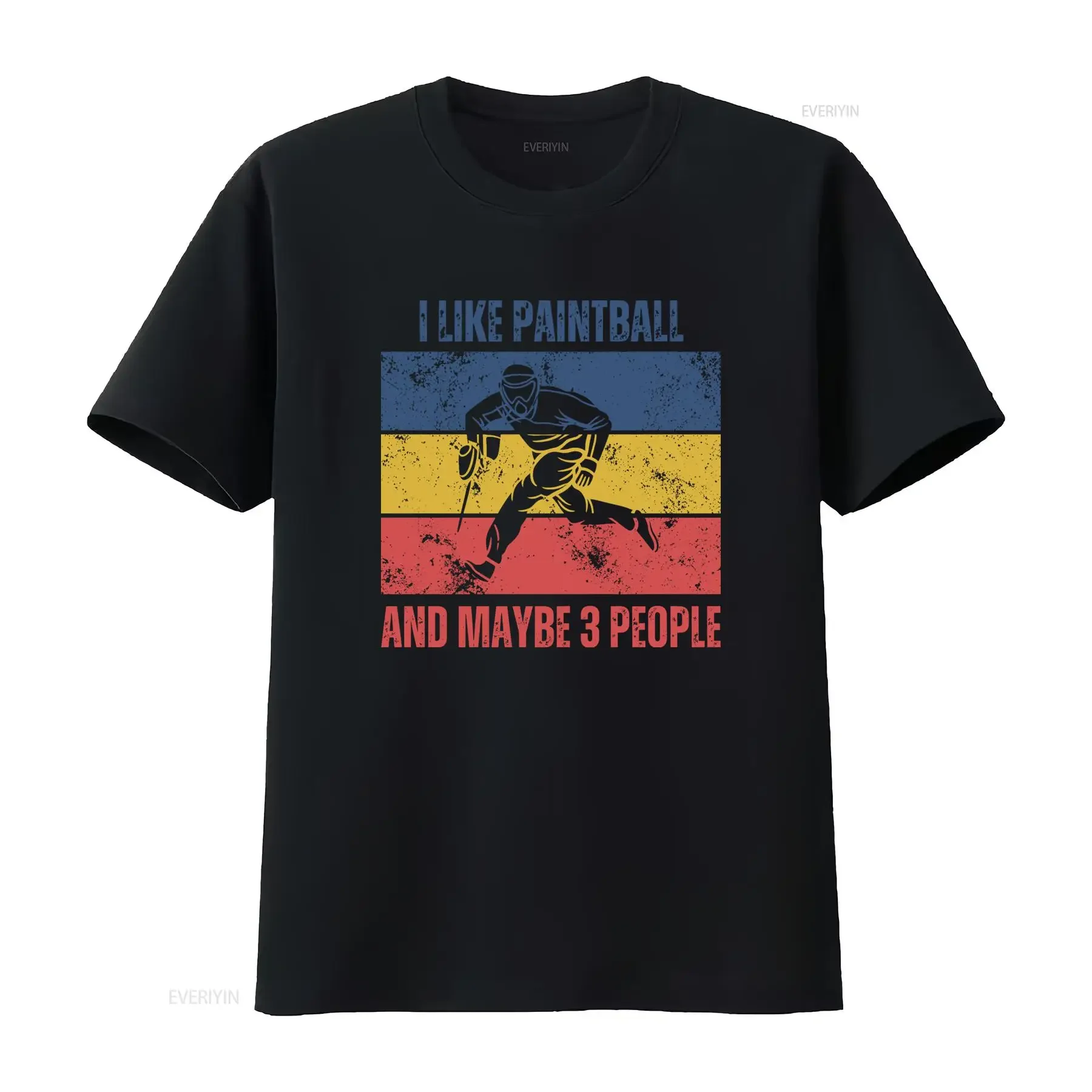 Retro Vintage Paintball Lover Funny Slogan Print Casual Sport T Shirt vintage Washed streetwear Slightly graphic fashion Soft