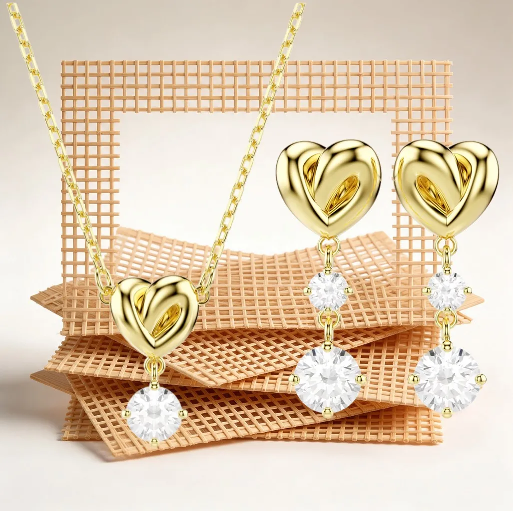 2026 New Arrival:Dazzling Precision Cut Crystal Necklace Set Women's Banquet Glamour Luxe Texture Sparkle 2