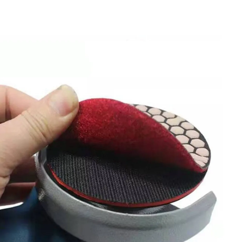

6 Pcs 4 Inch 100mm Dry Polishing Pads for Limestone Granite Marble Concrete Stone Resin Emery Discs 3mm Thickness with 16mm Hole