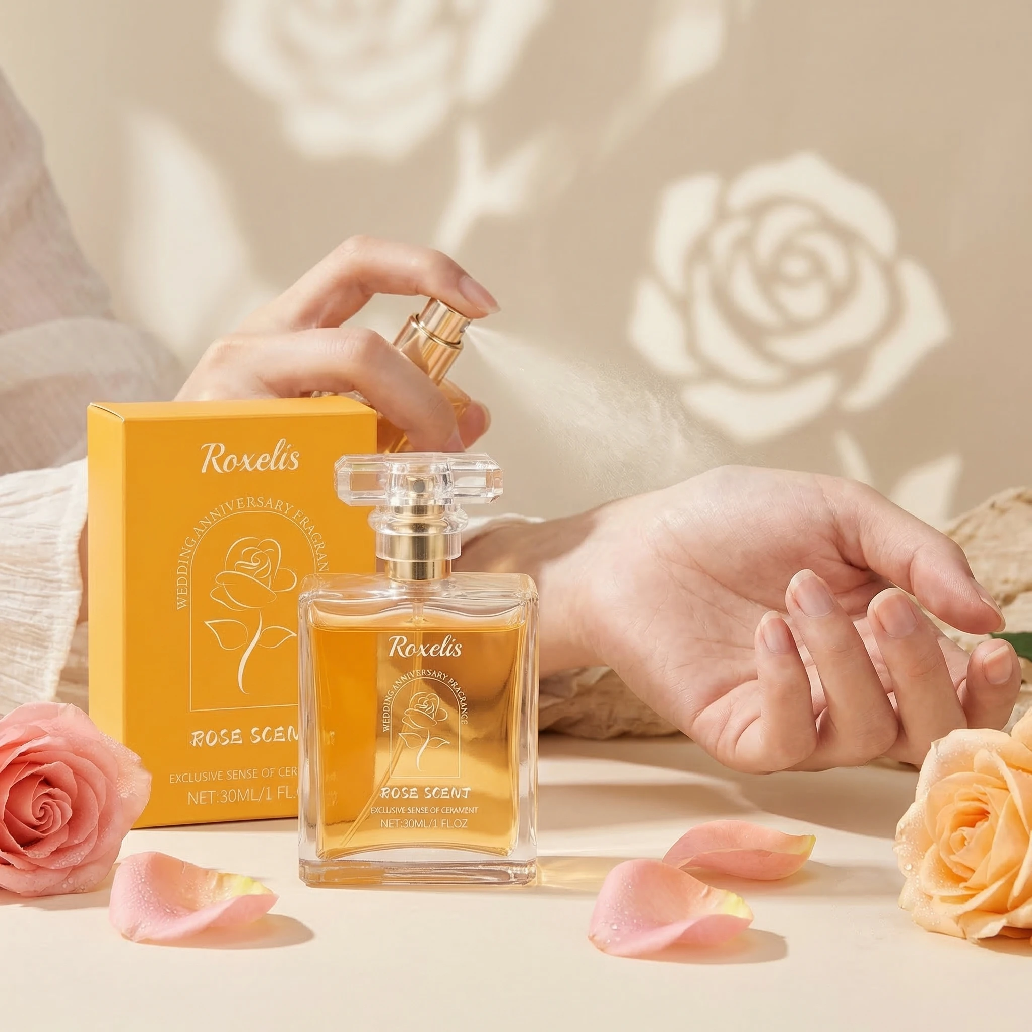 

Yellow Rose Pefumes Wedding Anniversary Fragrance Long Lasting Gentle & Elegant Aroma Enhance Charming Perfume for Dating Use