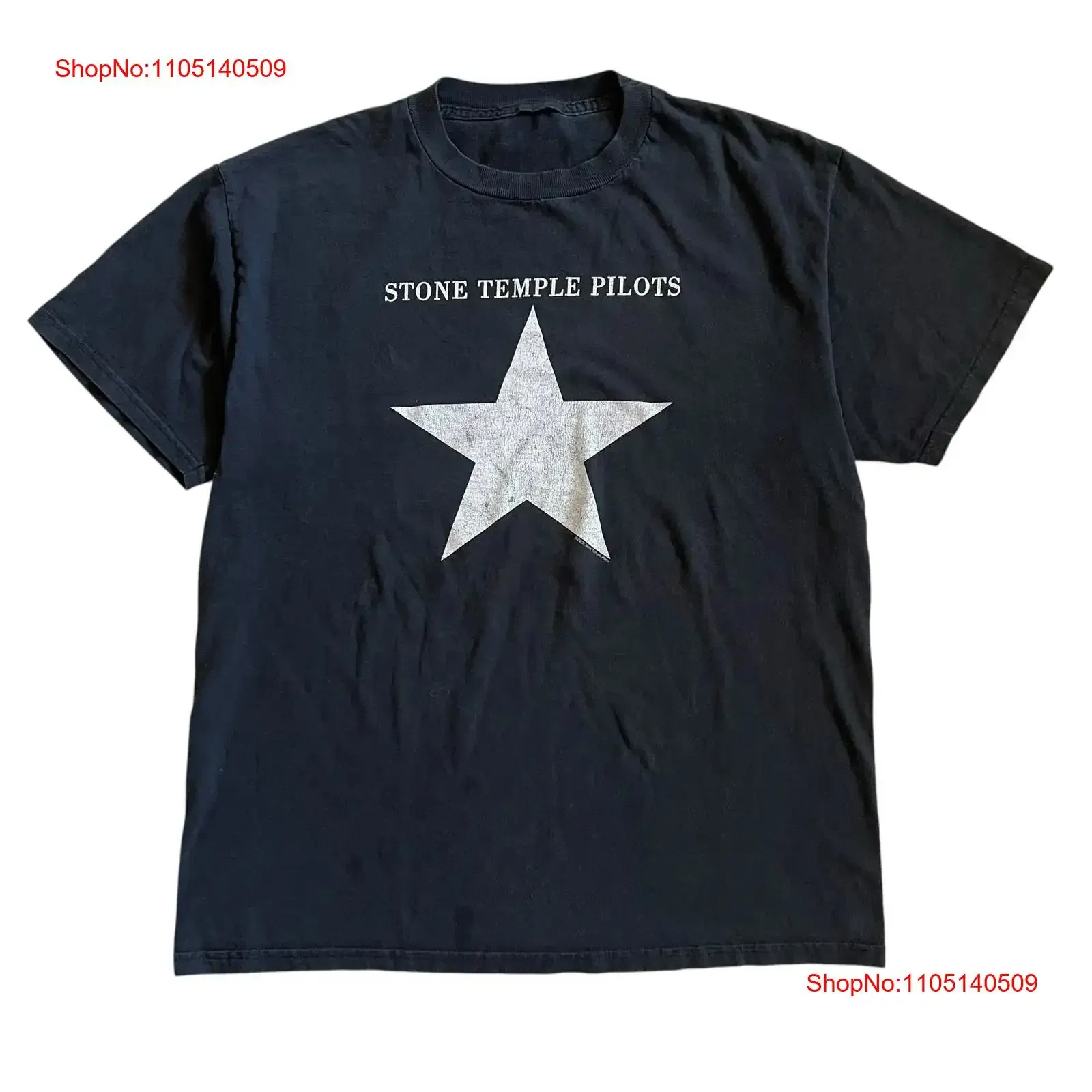 

Винтажная футболка Stone Temple Pilots Band No 4, размер Xl, очень большая, черная, зимняя, винтажная, стильная, эластичная, дышащая