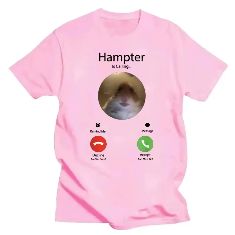 Dank Meme Hamster Staring Oversized Unisex T-shirt Streetwear Trendy Cotton New Model personality Clothes Y2k Short Sleeves soft