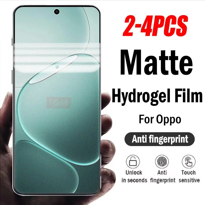 

2-4 шт., антибликовая матовая гидрогелевая пленка для Oppo A6 A5 Pro A6 Max A6 GT, защитная пленка для экрана для Oppo A80 A60 A98 A78 A58 A38 A18 5G