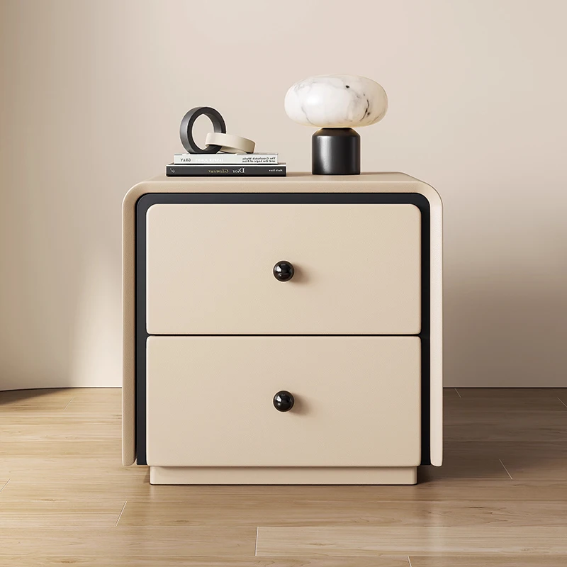 Simple Exquisite Bedside Table Nordic Classic Modern Cozy Nightstand Trendy Beauty Velador De Dormitorio Bedroom Furnitures