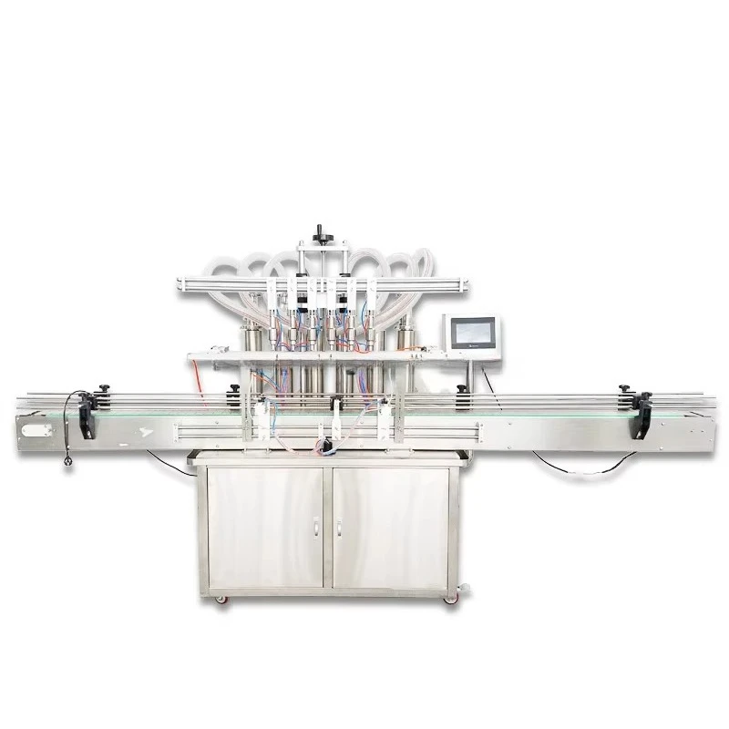 Automatic Liquid Production Line Daily Chemical Food Pharmaceutical Feeder Sealing Machine Oil Juice Bottle Filling Machine