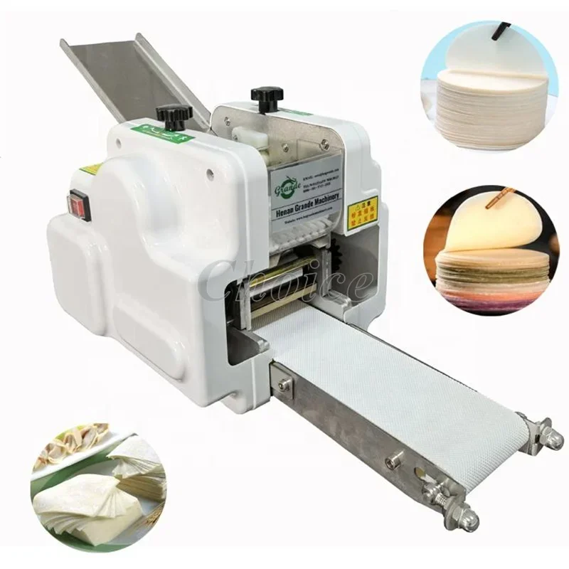 

Automatic Shumai Slicer Dumpling Wrapper Machine Wonton Baozi Skin Making Machinery Jiaozi Rolling