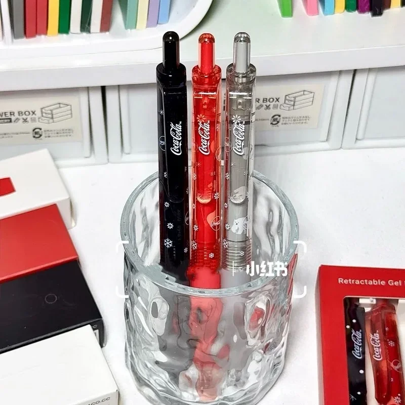 

Гелевая ручка KACO Limited Edition, набор из 3 предметов, сверхточный наконечник 0,5 мм, плавное письмо для школьных канцелярских принадлежностей, черные, красные чернила