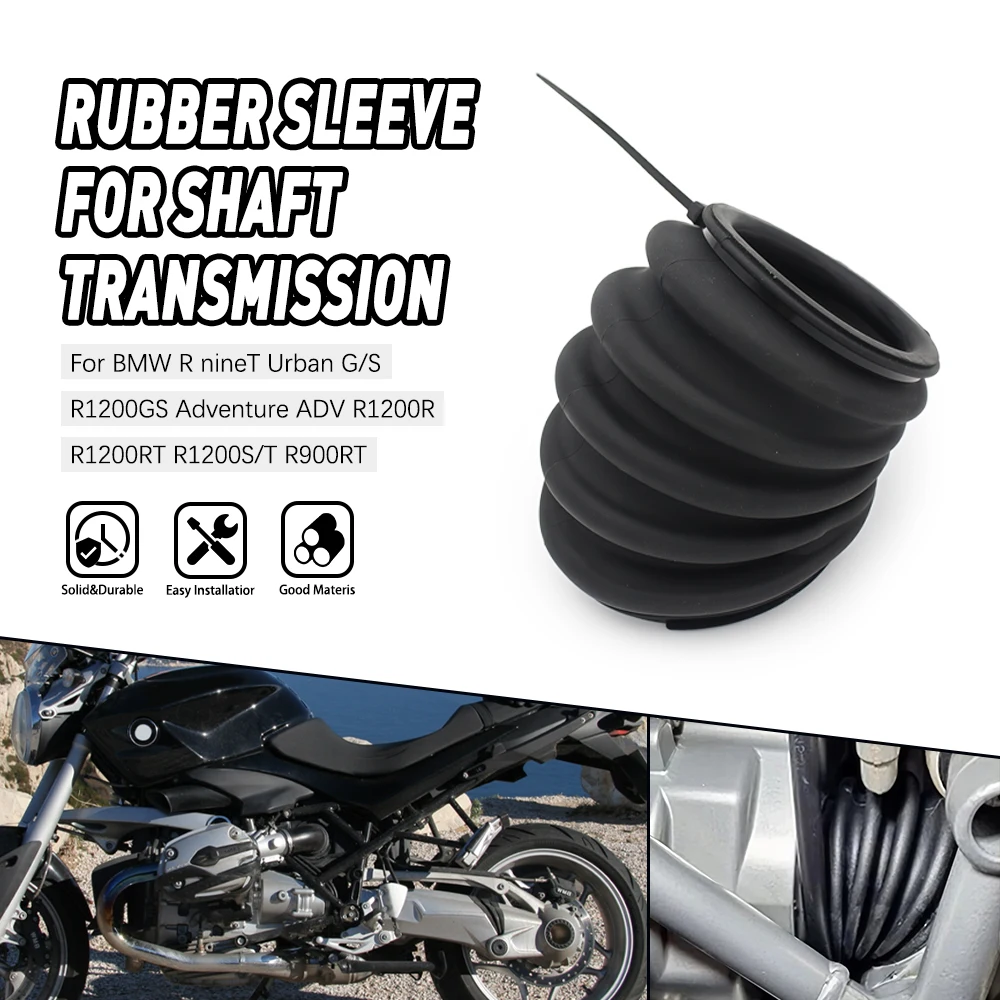

Motorcycle Black Shaft Transmission Rubber Sleeve Boot Drive Bushing For Bmw R1200GS Adventure R1200R RT S ST R900RT