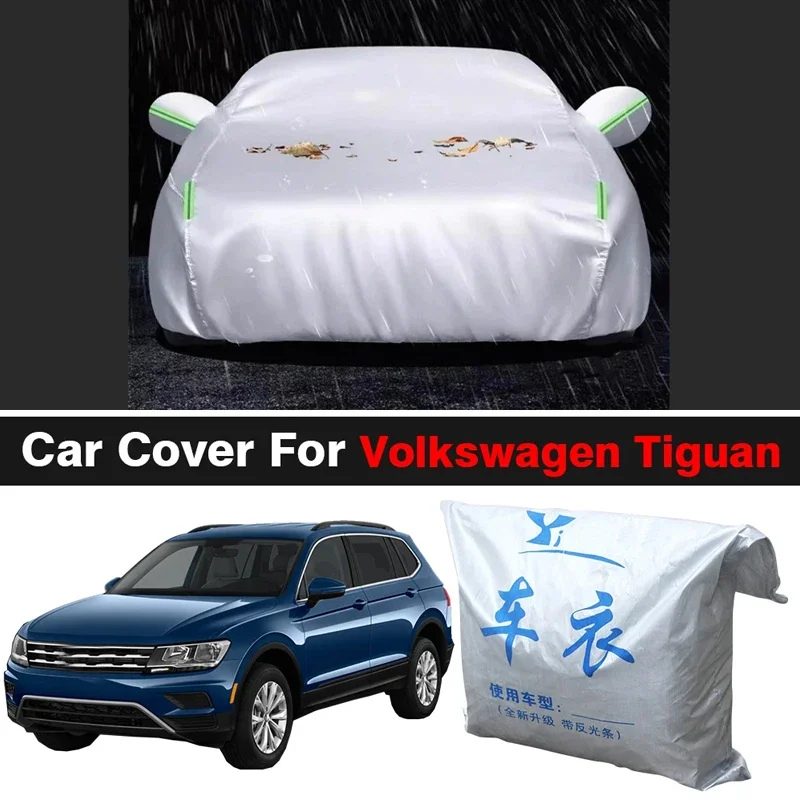 

Car Cover For VW Volkswagen Tiguan SUV Outdoor Anti-UV Sun Shade Snow Rain Resistant Cover Windproof