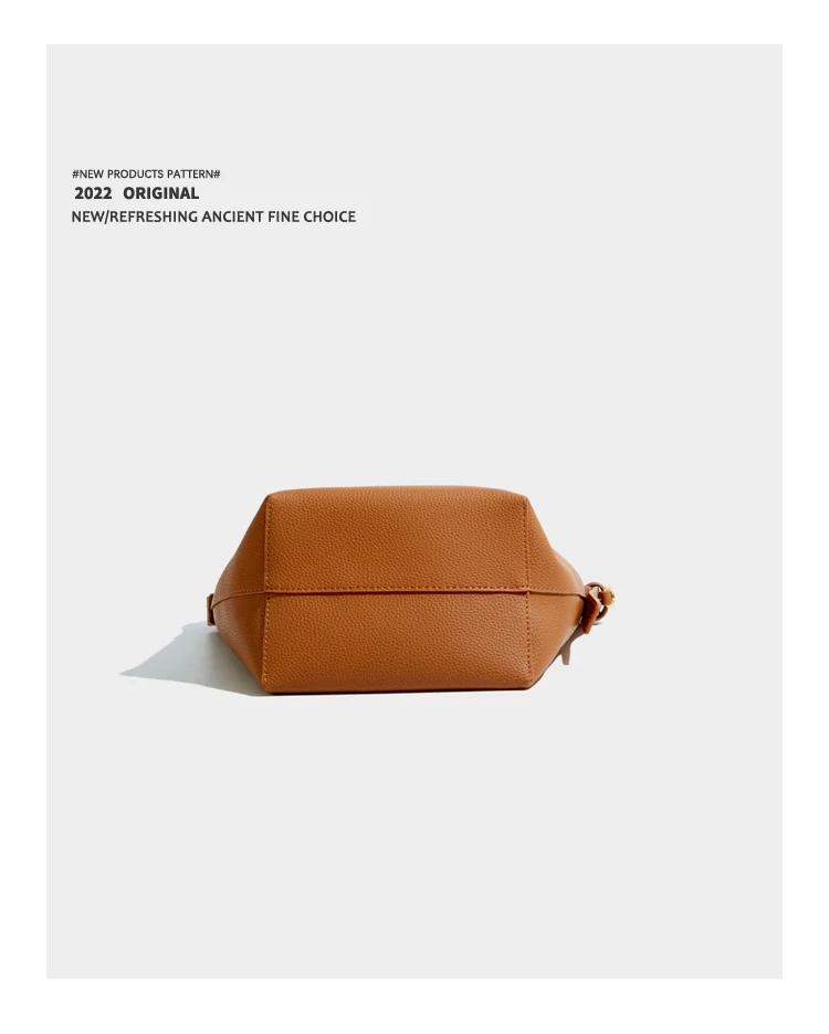 Jenny & Emily-Bolso de mano de gran capacidad para mujer, bolsa de un solo hombro de cuero Pu, de trabajo Simple, a la moda, 2024