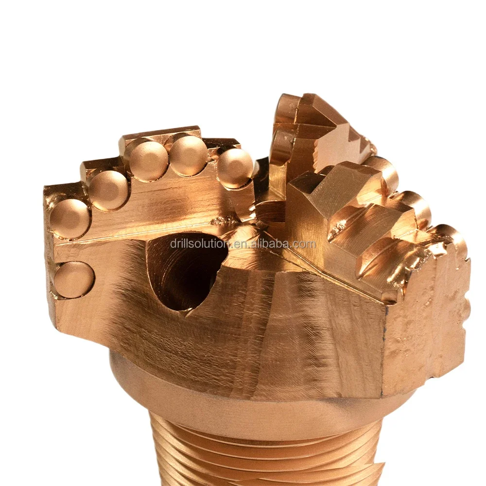 

2026 Drillsoltek Step-Profile PDC Drag Bit Diamond Cutters Borehole Drilling | High Efficiency Water Well Drilling Equipment