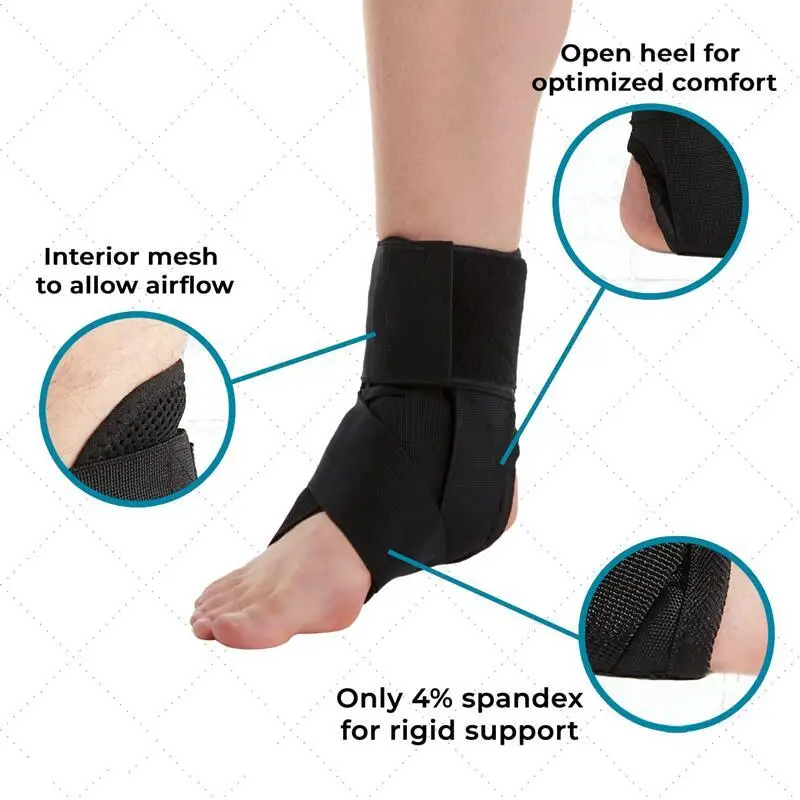 1PC Ankle Protector for Women Men Lace Up Ankle Support Brace Stabilizer for Sprained Ankle Sport Injuries Plantar Fasciitis