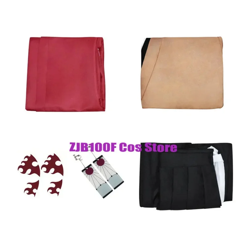 Ss13anime tsugikuni yoriichi cosplay quimono uniforme brincos peruca terno roupa de festa de halloween para mulheres e homens