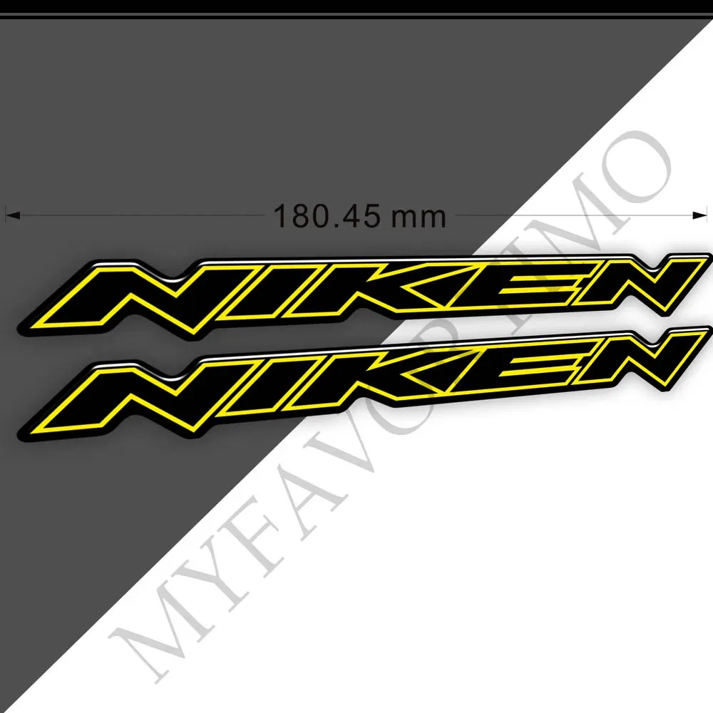 NIKEN GT-Emblem Malas de Bagagem para YAMAHA, Protetor Decalque, Carenagem, Motocicleta, Pára-brisa, Handguard, Tanque Pad Adesivo, Tronco