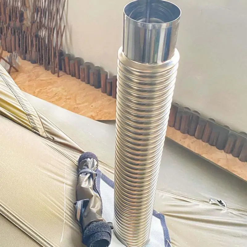 

Flexible Stove Pipe Flexible Heating Stove Flue Exhaust Pipe Stainless Steel Flue Extension 90 Degree Bendable Stove Pipe For