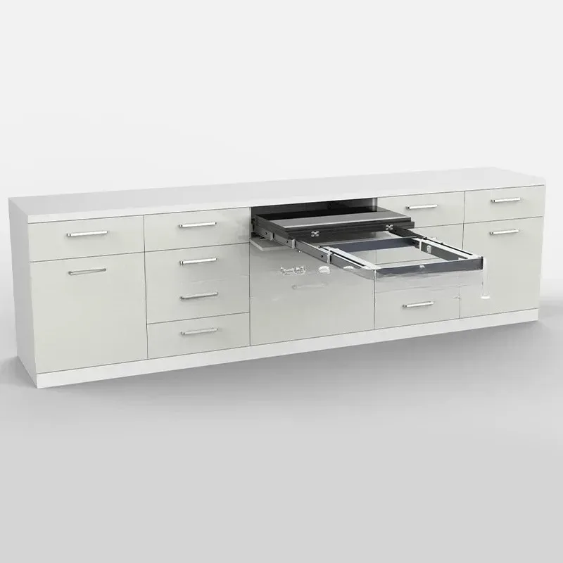 SpotTwo-foot Folding Track Hidden Drawer Kitchen Side Table Slide Multi-section Track Folding Pull Out Table Rail