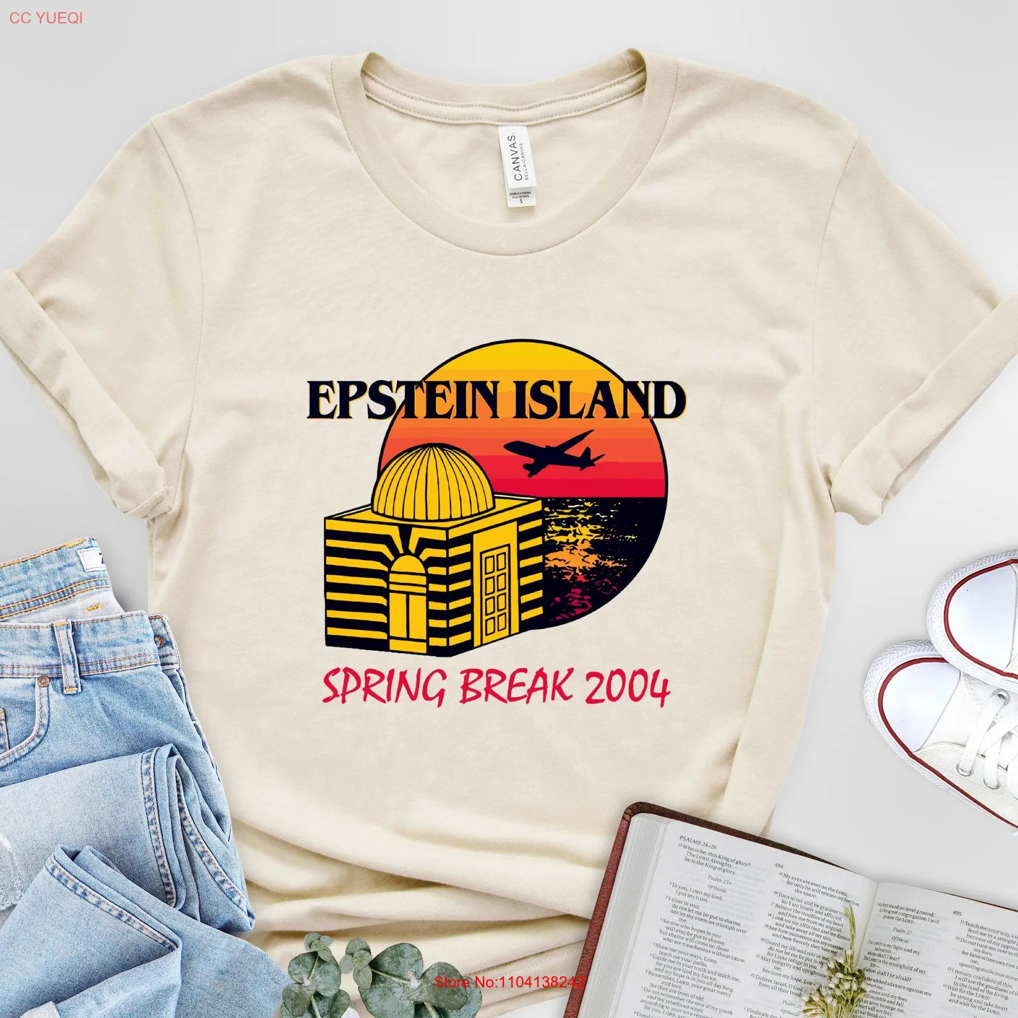 Epstein Island Spring Break 2004 t shirt long or short sleeves