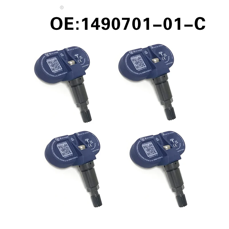 TPMS czujniki monitorowania ciśnienia w oponach Bluetooth OEM 1490701-01-C 149070101C pasuje do Tesla Model S 3 X Y 2021 2022 2023-