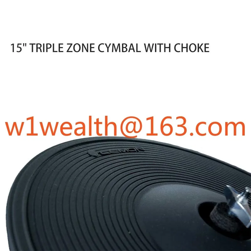 Lemon 15 in Crash/Ride Triple (3 Zone) Electronic Cymbal - 15CR3