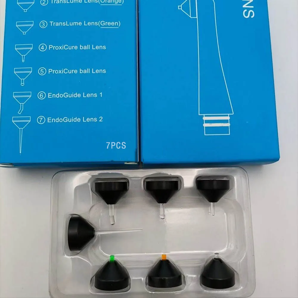 

7Pcs Dental PointCure Lens Set EndoGuide TransLume for Light Curing Endodontic Treatment Lab Instruments Tools