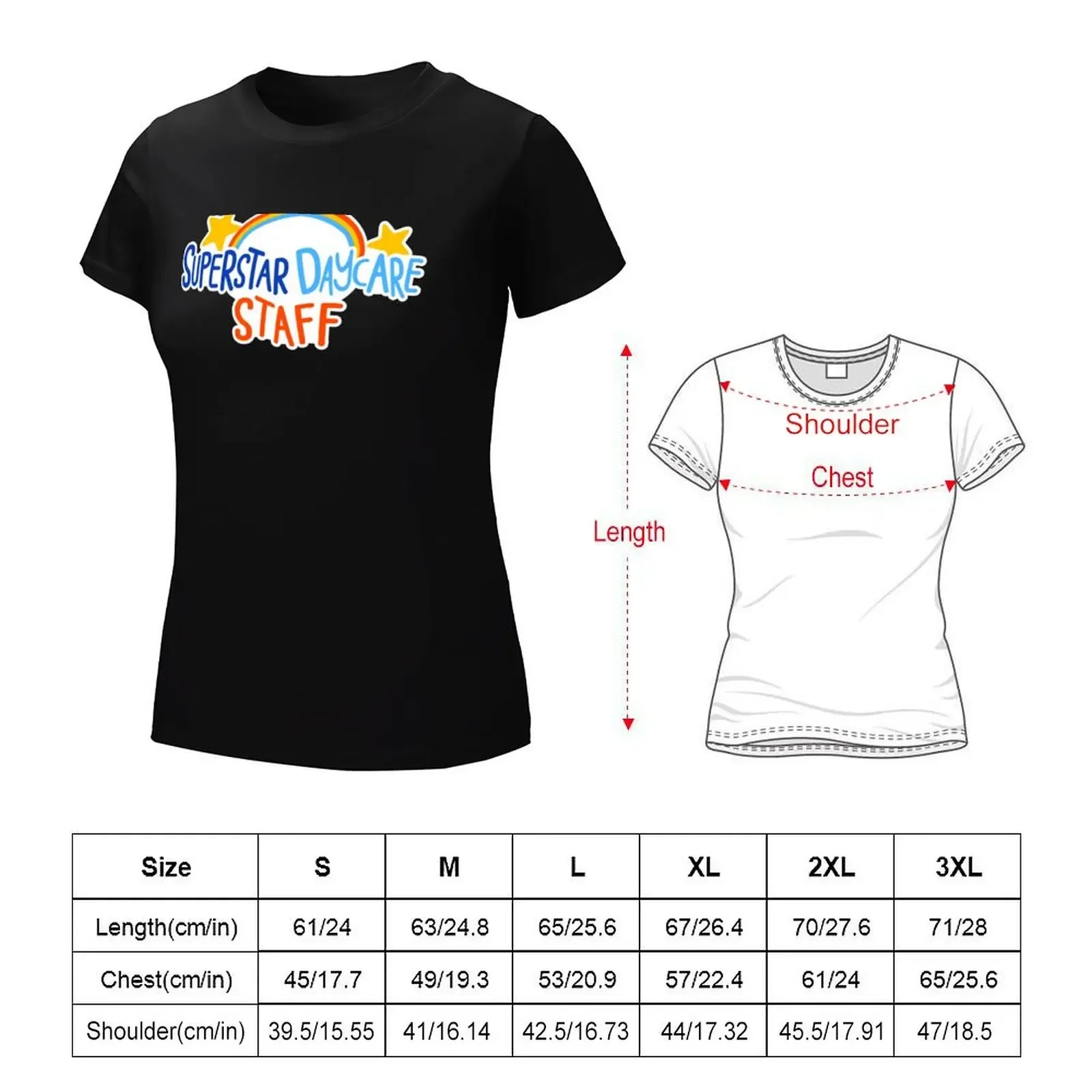 Superstar Daycare Staff T-shirt tees female tops oversized t shirts for Women