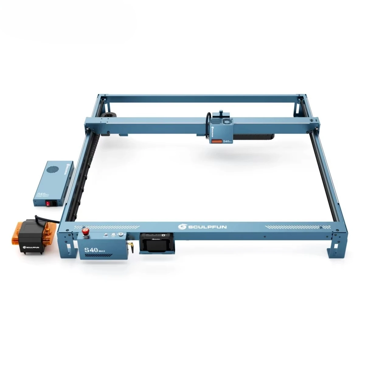 

S40 Max 48W High Power Lazer Cutter Wood Diode Automatic Laser Marking and Engraving Machine for Metal