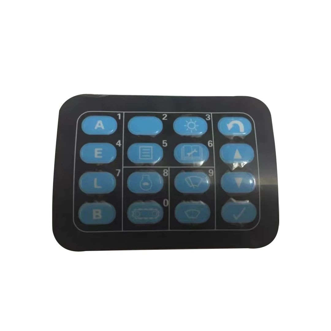 For Komatsu PC200 PC300-7 lnstrument Shell Interior Panel/Display Instrument Shell Cover/Instrument Button Label free shipping