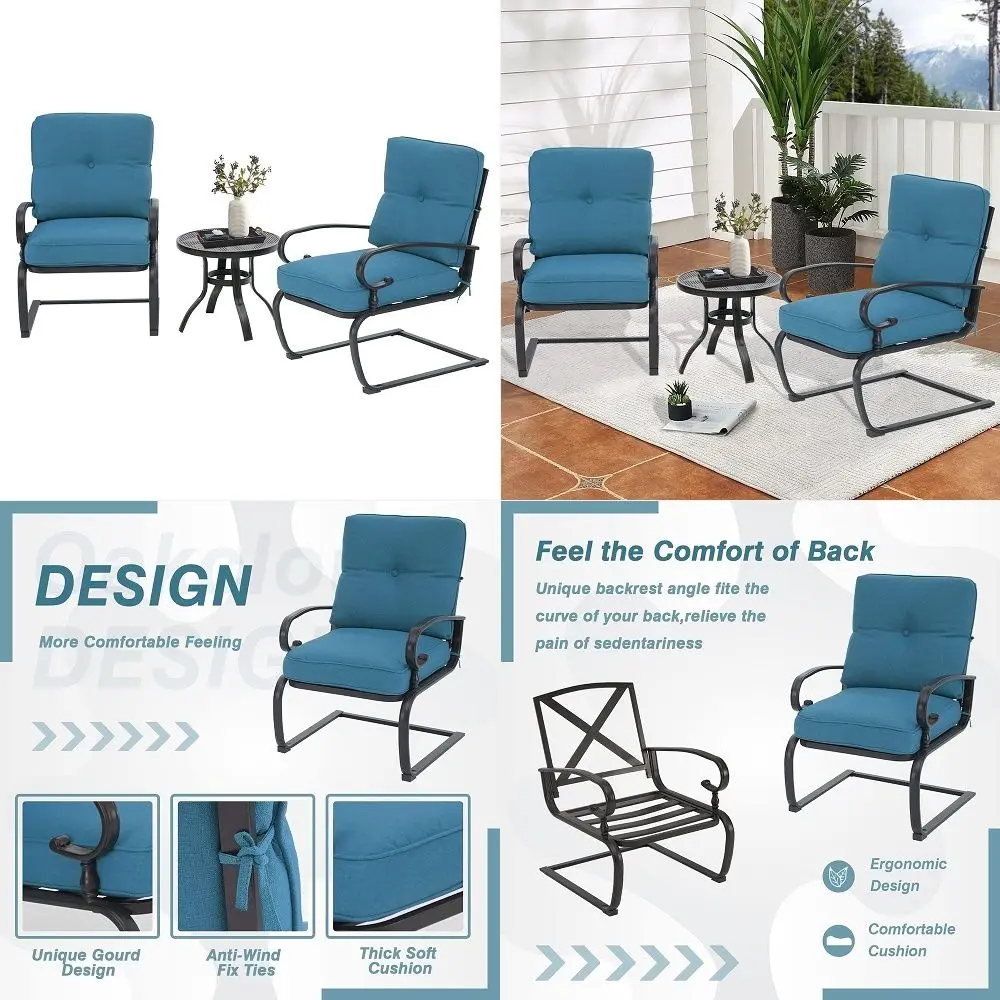 

Furniture Marseille Indoor Outdoor Commercial Bistro Stack Chair Curved Arms Black Textilene Back and Seat Natural Bamboo Print