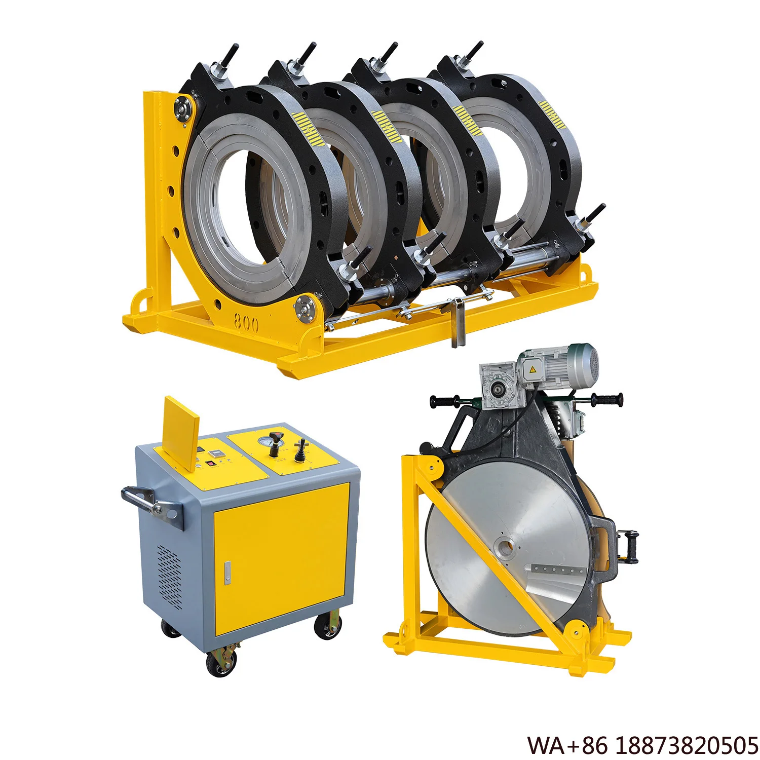 لحام WP800A DN800 آلات لحام أنابيب البولي ايثيلين HDPE بعقب الانصهار لحام للبيع #1